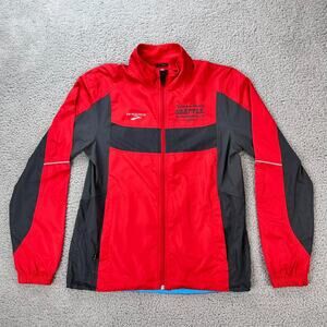Rock n Roll Marathon 2013 Finishers Jacket Unisex Size Small Black Red Zip Up